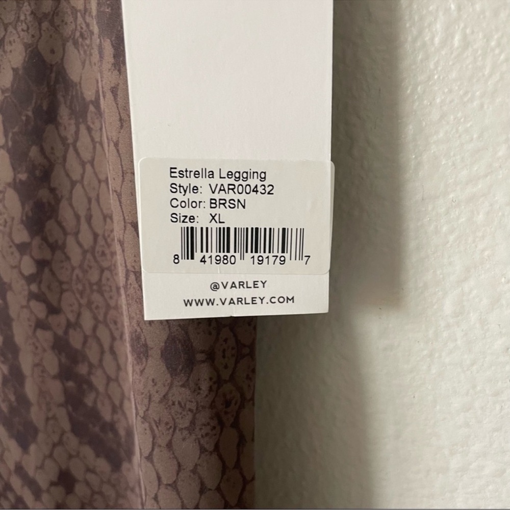 Varley Estrella Snake Print Leggings NWOT - Picture 4 of 7